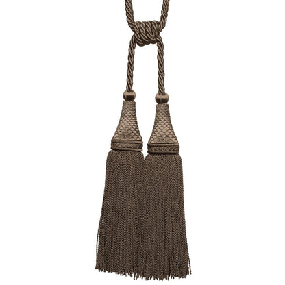 Oberon Double Tassel Tieback by Samuel & Sons in Bronze