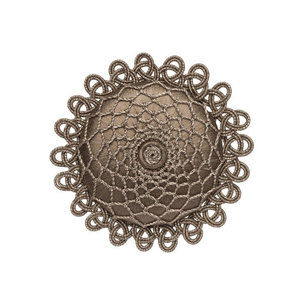 Oberon Rosette by Samuel & Sons in Bronze