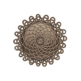 Oberon Rosette by Samuel & Sons in Bronze