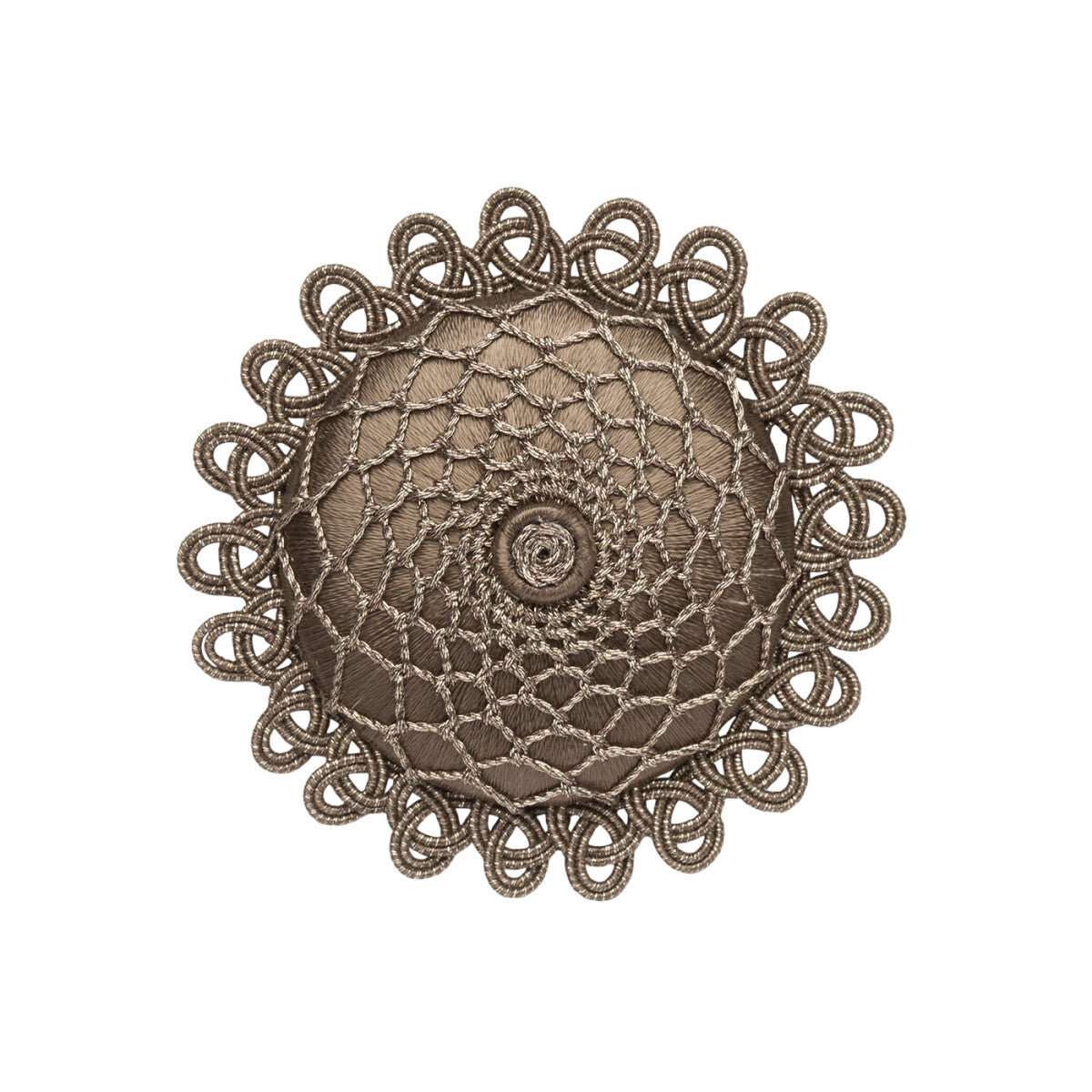 Oberon Rosette by Samuel & Sons in Bronze