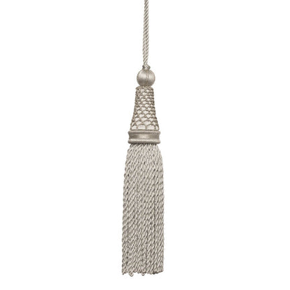Oberon Key Tassel by Samuel & Sons in Platinum