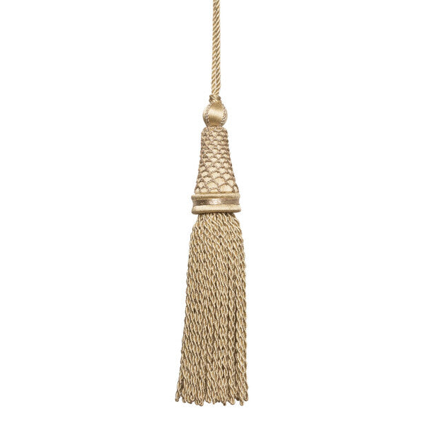 Oberon Key Tassel by Samuel & Sons in White Gold