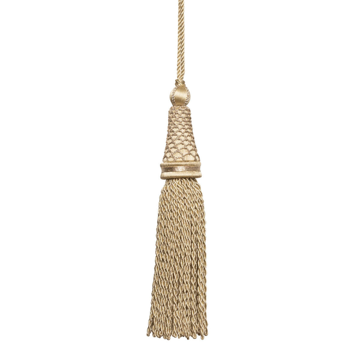 Oberon Key Tassel by Samuel & Sons in White Gold