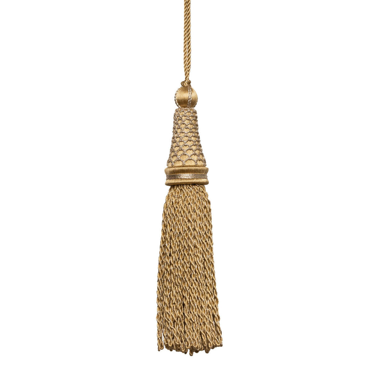Oberon Key Tassel by Samuel & Sons in Goldleaf