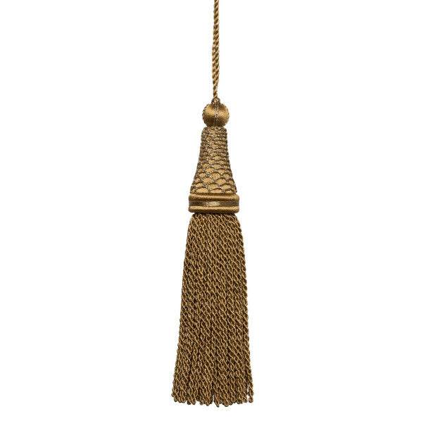 Oberon Key Tassel by Samuel & Sons in Antique Gold