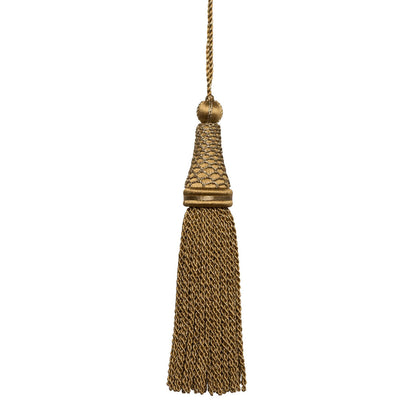 Oberon Key Tassel by Samuel & Sons in Antique Gold