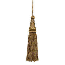 Oberon Key Tassel by Samuel & Sons in Antique Gold