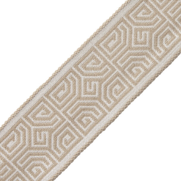 Aztec Border Trim by Samuel & Sons in Sandstone