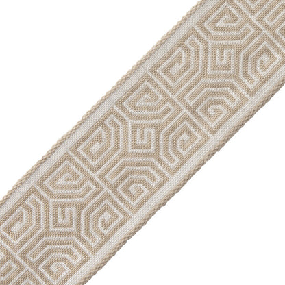 Aztec Border Trim by Samuel & Sons in Sandstone