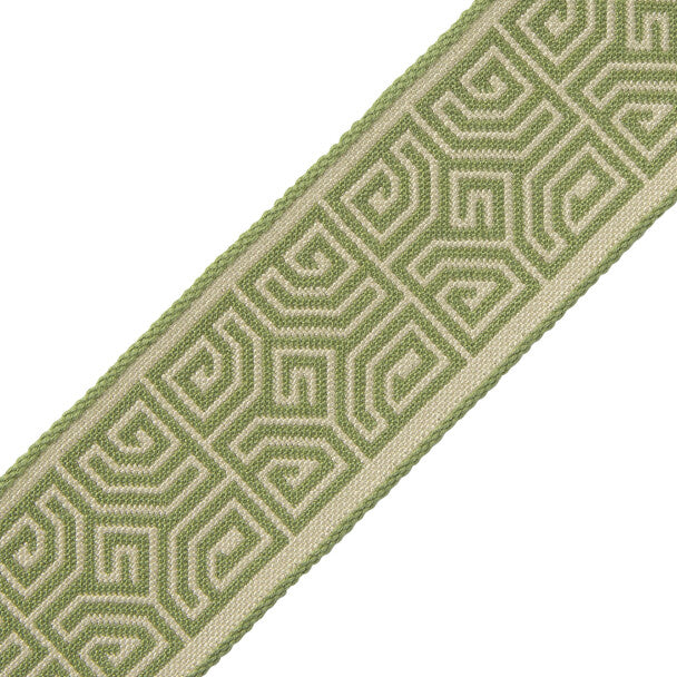 Aztec Border Trim by Samuel & Sons in Avocado