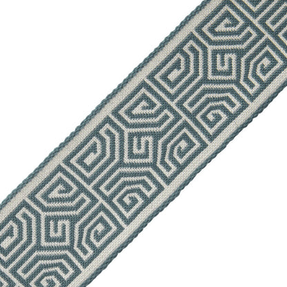 Aztec Border Trim by Samuel & Sons in Azul