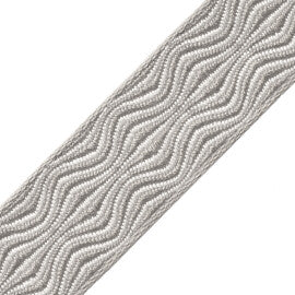 Xelha Border Trim by Samuel & Sons in Fog