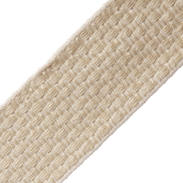Tulum Border Trim by Samuel & Sons in Creme