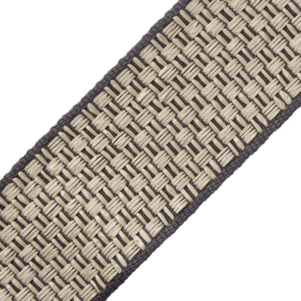 Tulum Border Trim by Samuel & Sons in Charcoal