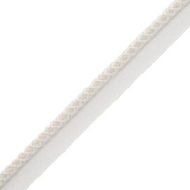 Inca Cord With Tape Trim by Samuel & Sons in Creme