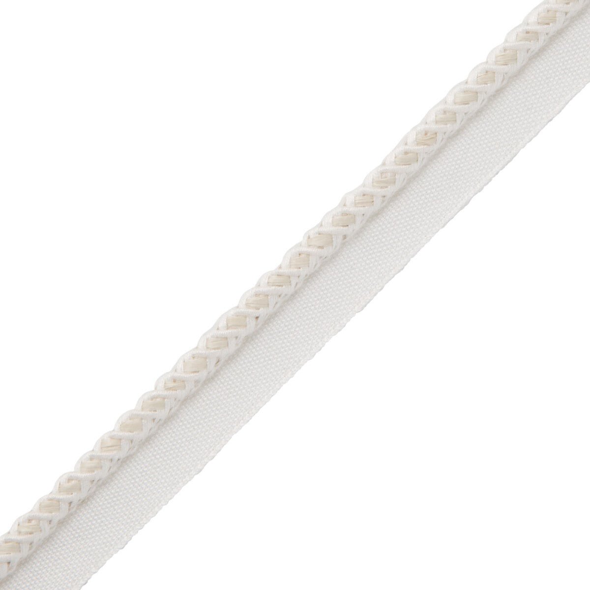 Inca Cord With Tape Trim by Samuel & Sons in Creme