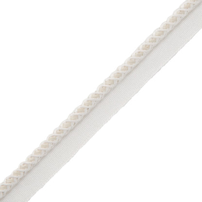 Inca Cord With Tape Trim by Samuel & Sons in Creme