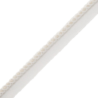 Inca Cord With Tape Trim by Samuel & Sons in Creme