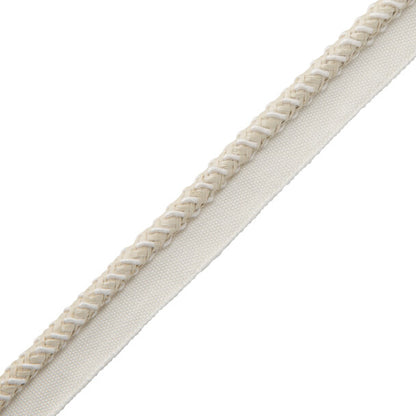 Inca Cord With Tape Trim by Samuel & Sons in Limestone