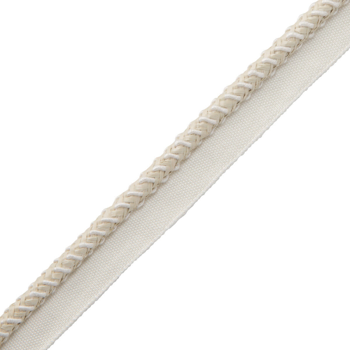 Inca Cord With Tape Trim by Samuel & Sons in Limestone