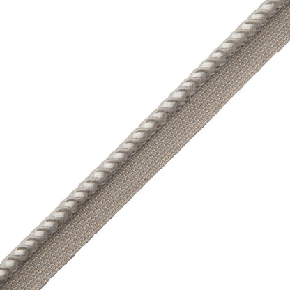 Inca Cord With Tape Trim by Samuel & Sons in Fog