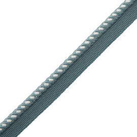 Inca Cord With Tape Trim by Samuel & Sons in Azul