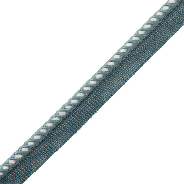 Inca Cord With Tape Trim by Samuel & Sons in Azul