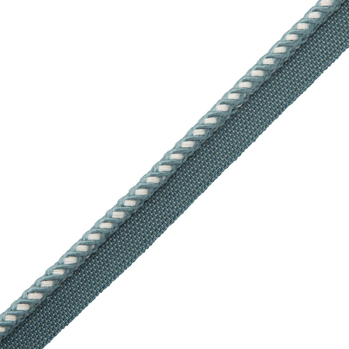 Inca Cord With Tape Trim by Samuel & Sons in Azul