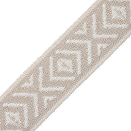 Mayan Border Trim by Samuel & Sons in Sandstone