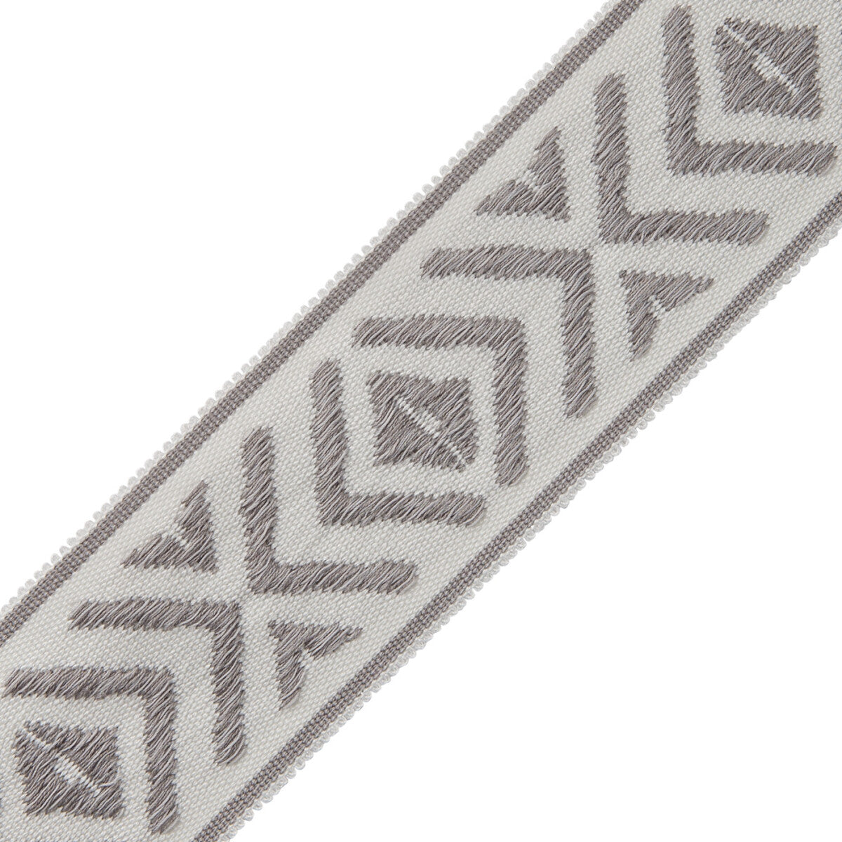 Mayan Border Trim by Samuel & Sons in Fog