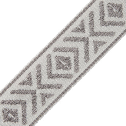 Mayan Border Trim by Samuel & Sons in Fog
