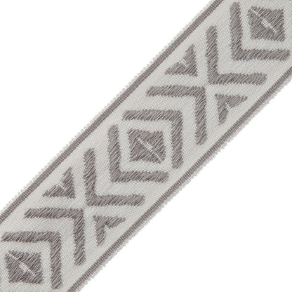 Mayan Border Trim by Samuel & Sons in Fog