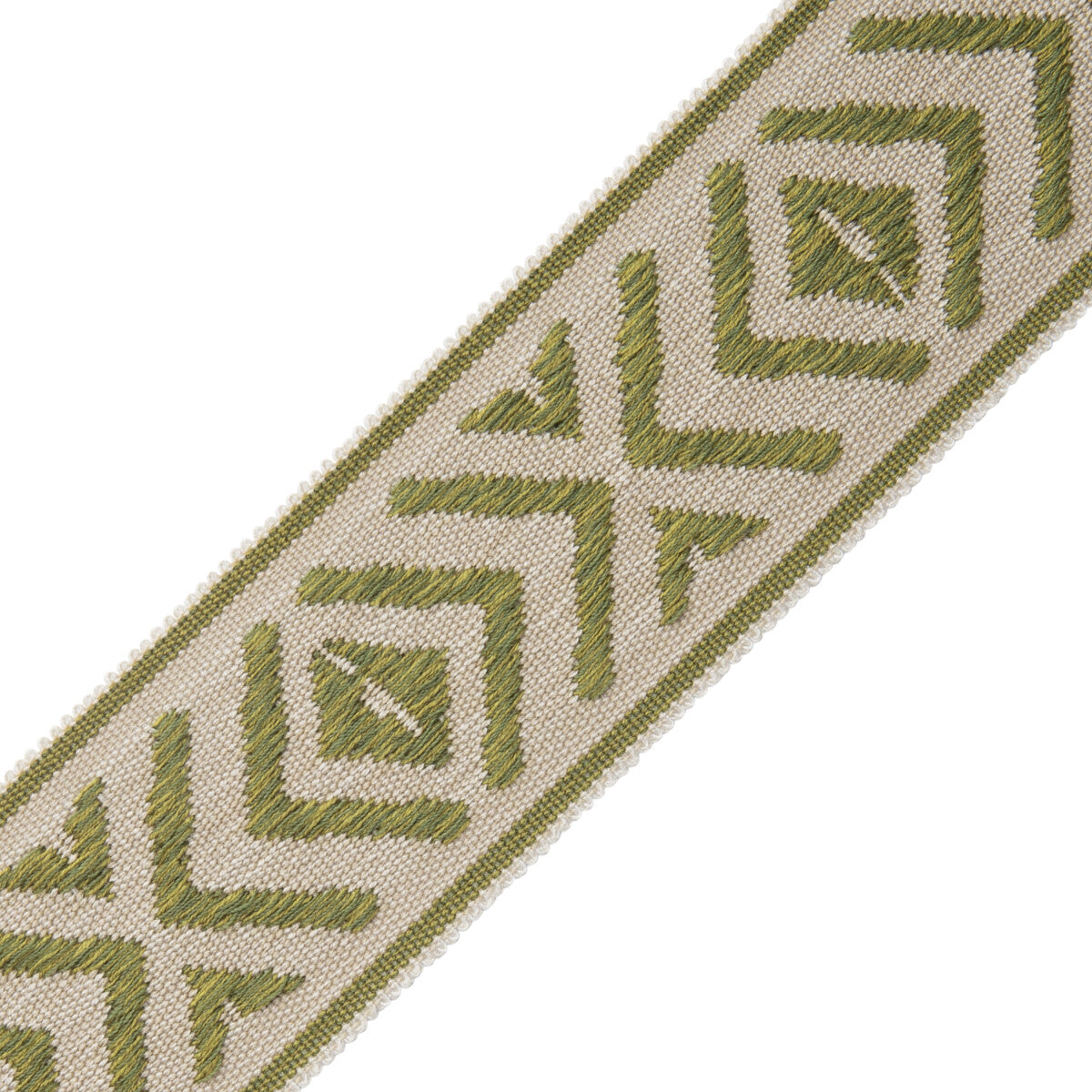 Mayan Border Trim by Samuel & Sons in Avocado