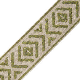 Mayan Border Trim by Samuel & Sons in Avocado