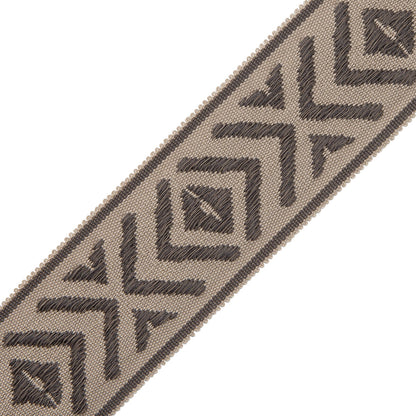 Mayan Border Trim by Samuel & Sons in Charcoal