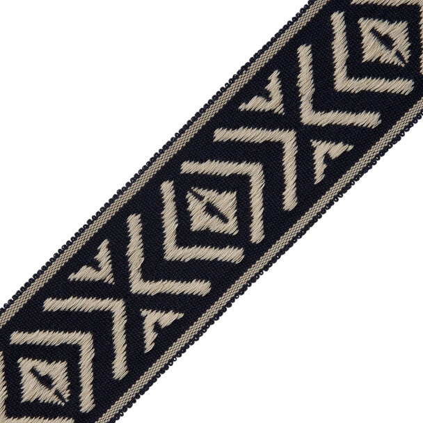 Mayan Border Trim by Samuel & Sons in Midnight