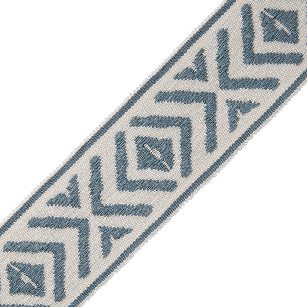 Mayan Border Trim by Samuel & Sons in Azul