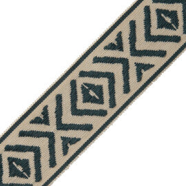 Mayan Border Trim by Samuel & Sons in Rainforest