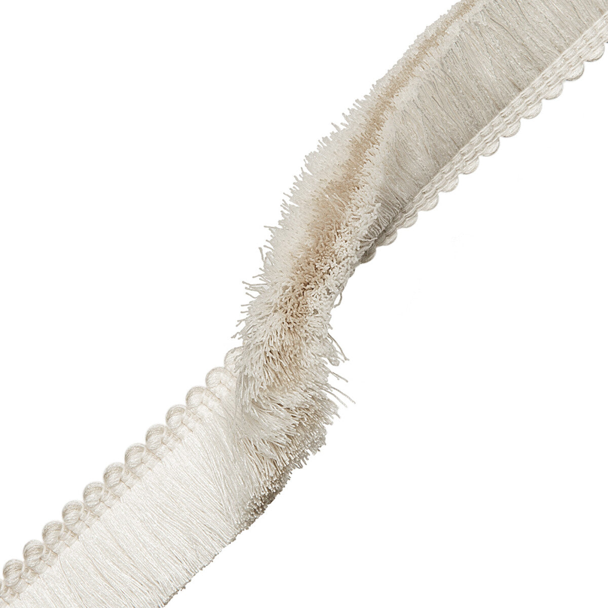 Inca Brush Fringe Trim by Samuel & Sons in Creme