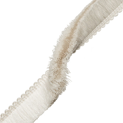 Inca Brush Fringe Trim by Samuel & Sons in Creme