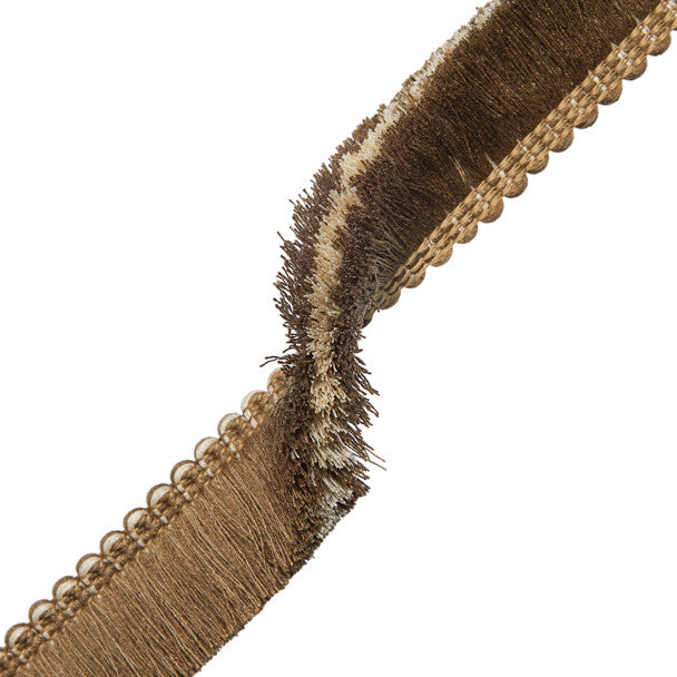 Inca Brush Fringe Trim by Samuel & Sons in Agave