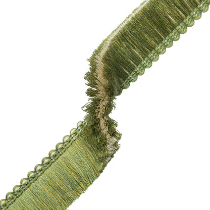 Inca Brush Fringe Trim by Samuel & Sons in Avocado