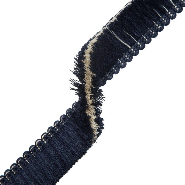 Inca Brush Fringe Trim by Samuel & Sons in Midnight