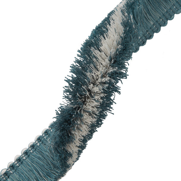 Inca Brush Fringe Trim by Samuel & Sons in Azul