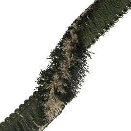 Inca Brush Fringe Trim by Samuel & Sons in Verde