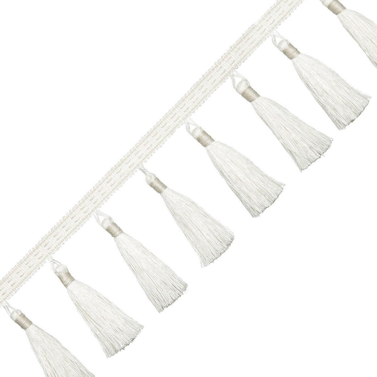 Inca Tassel Fringe Trim by Samuel & Sons in Creme