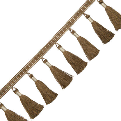Inca Tassel Fringe Trim by Samuel & Sons in Agave