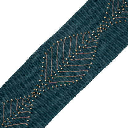 Marisol Border Trim by Samuel & Sons in Rainforest