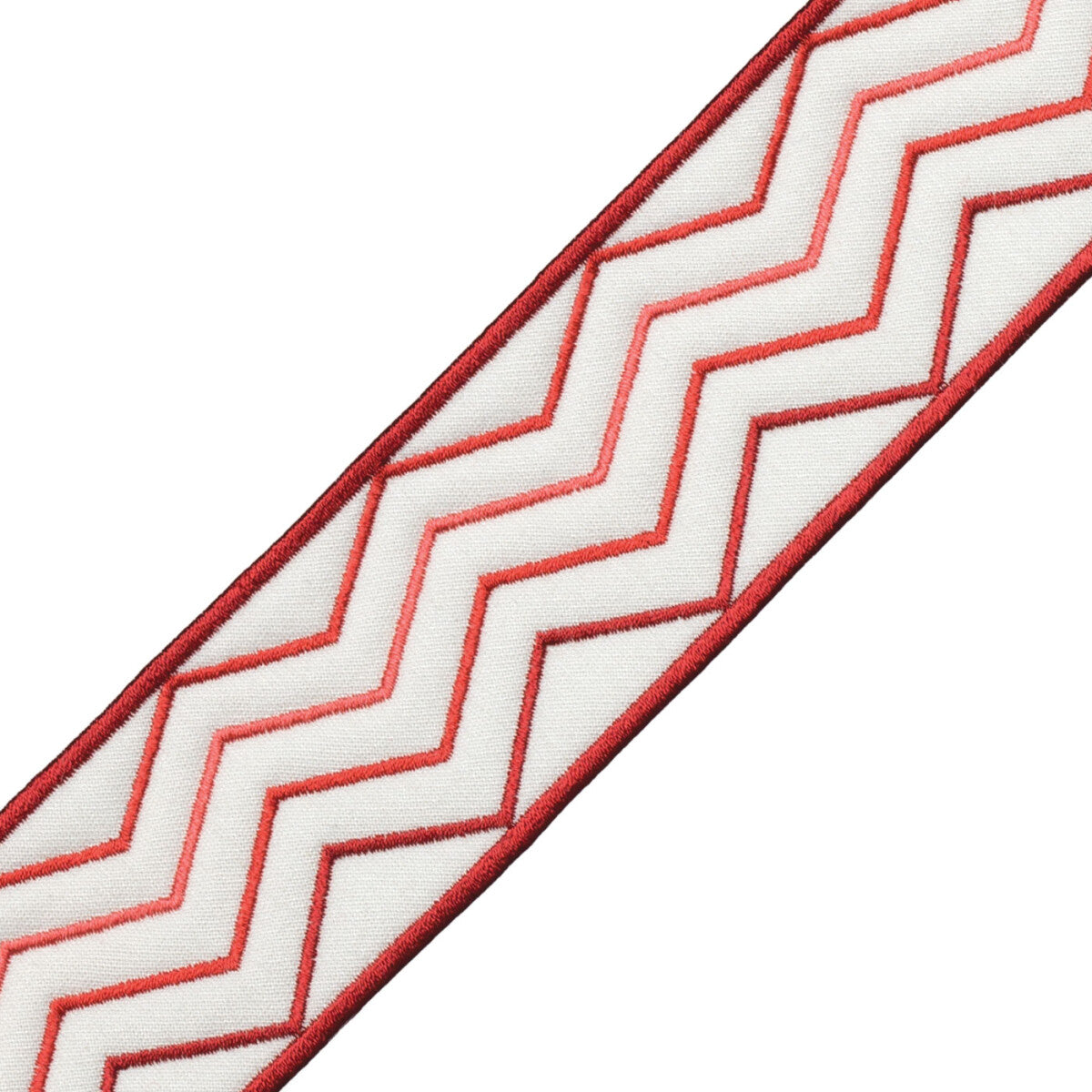 Morgan Quilted Border Trim by Samuel & Sons in Persimmon