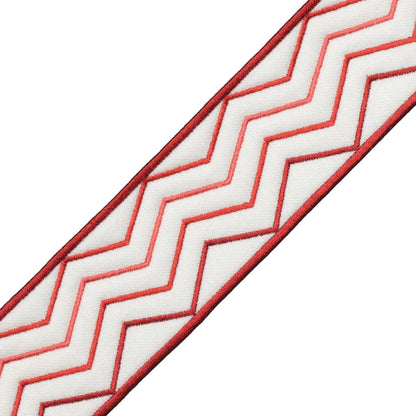 Morgan Quilted Border Trim by Samuel & Sons in Persimmon